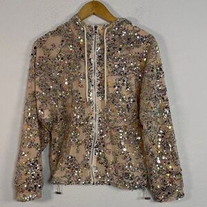 Kelly OBI New York Sequin Embellished Jacket size large